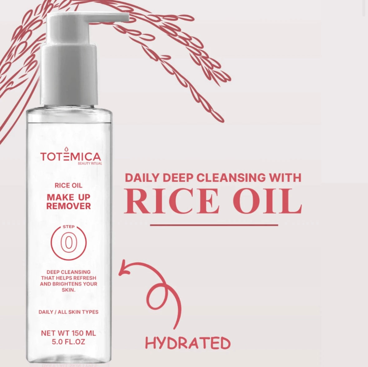 Aceite Desmaquillante de Arroz