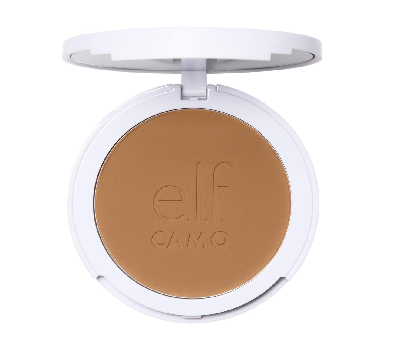 e.l.f. Base de maquillaje en polvo de camuflaje, ligera, con infusión de imprimación, para construir y de larga duración, cobertura media a completa