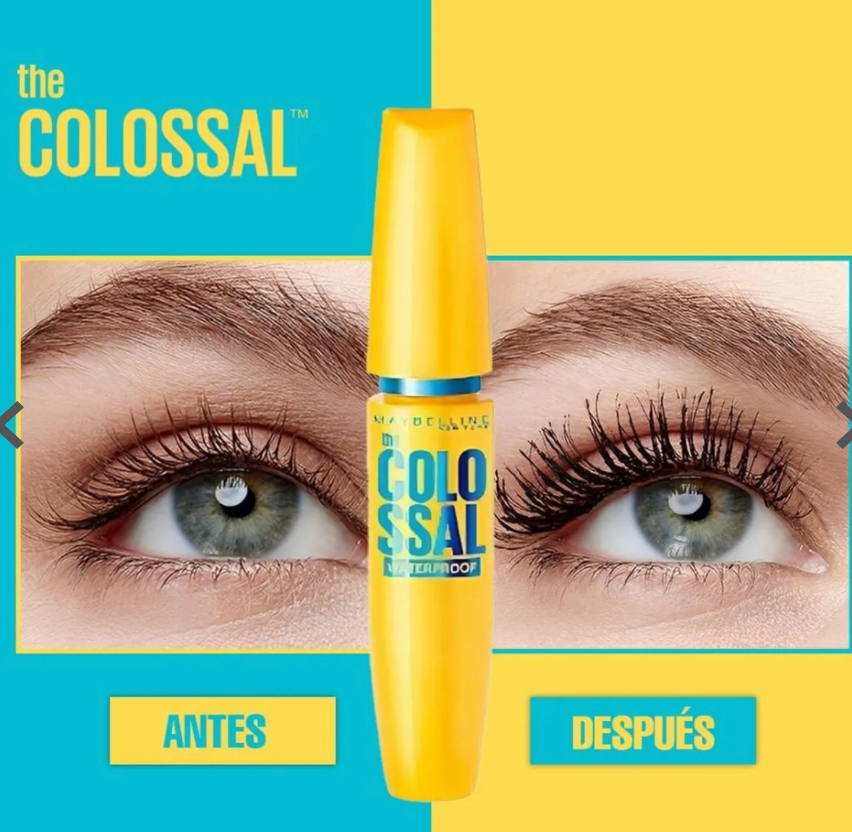 Pestañina Maybeline Colossal Volum Express A Prueba De Agua X 9.2ml