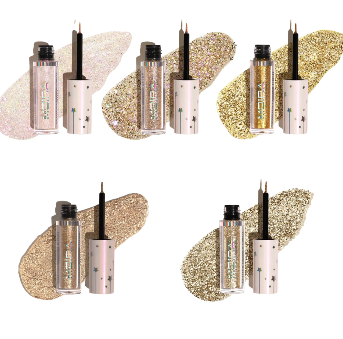 Delineador con Glitter Surtido Moira Beauty Edicion Navidad x 5 unidades
