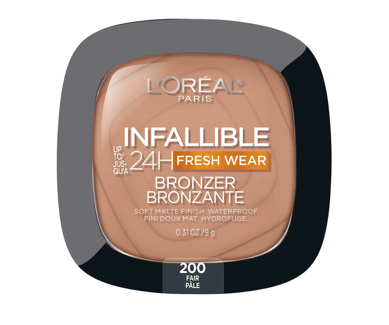 Polvo Bronceador L’Oréal Infallible Fresh Wear Tono 200 Fair 9g – Acabado Natural y Duradero