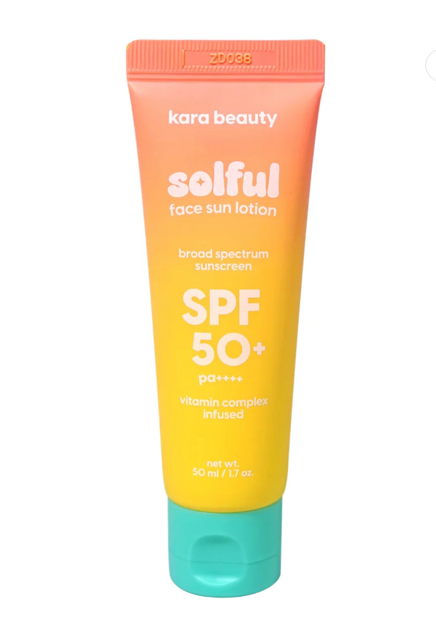 Protector Solar Hidratante Coreano Kara Beauty Solful Loción Solar Facial SPF 50+ –