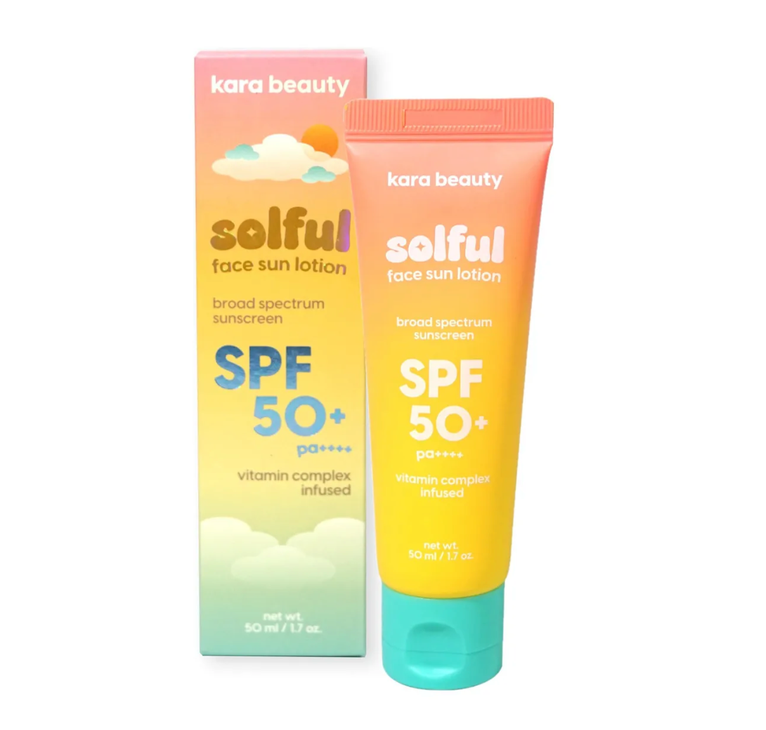 Protector Solar Hidratante Coreano Kara Beauty Solful Loción Solar Facial SPF 50+ –