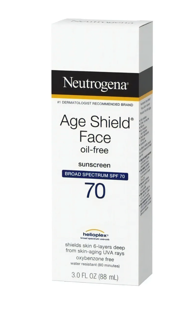 Protector solar Neutrogena Oil-Free Age Shield Face 70FPS