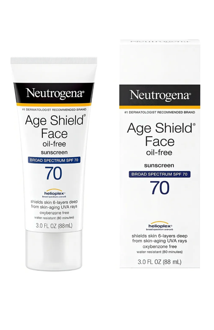 Protector solar Neutrogena Oil-Free Age Shield Face 70FPS