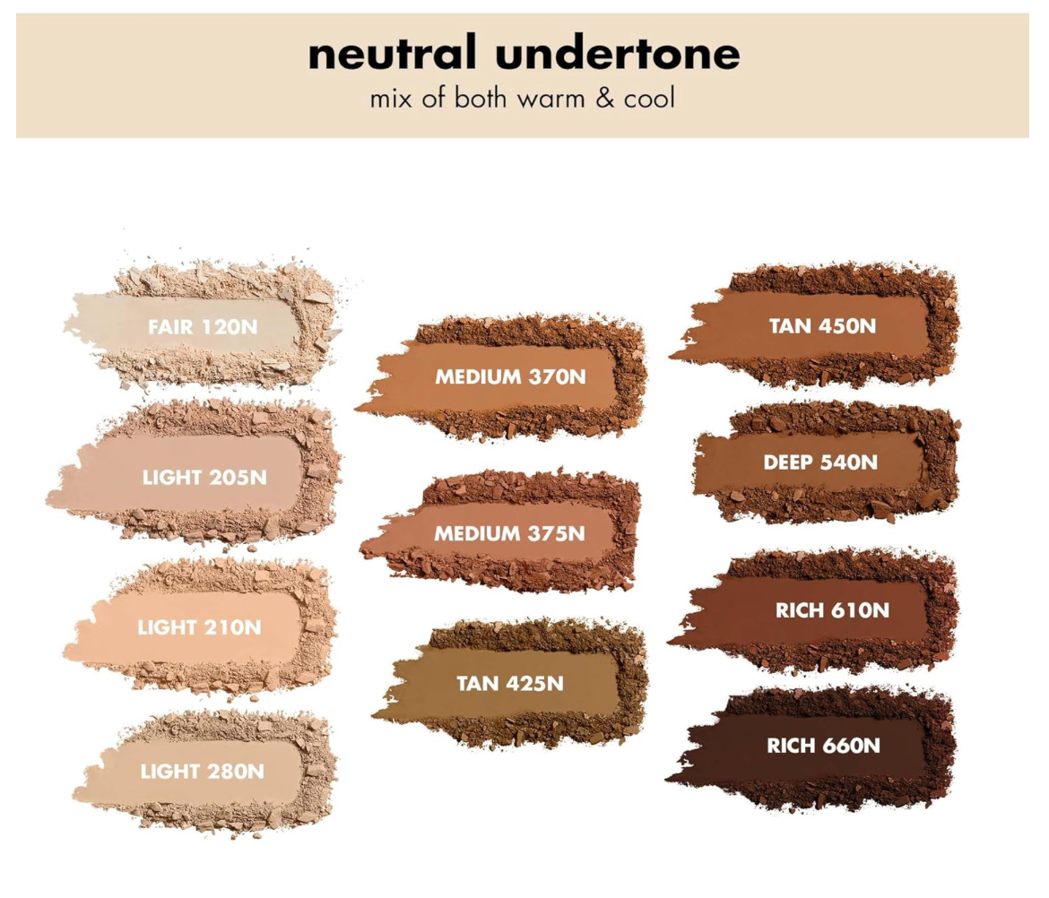 e.l.f. Base de maquillaje en polvo de camuflaje, ligera, con infusión de imprimación, para construir y de larga duración, cobertura media a completa