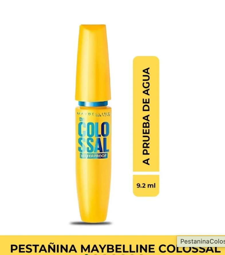 Pestañina Maybeline Colossal Volum Express A Prueba De Agua X 9.2ml