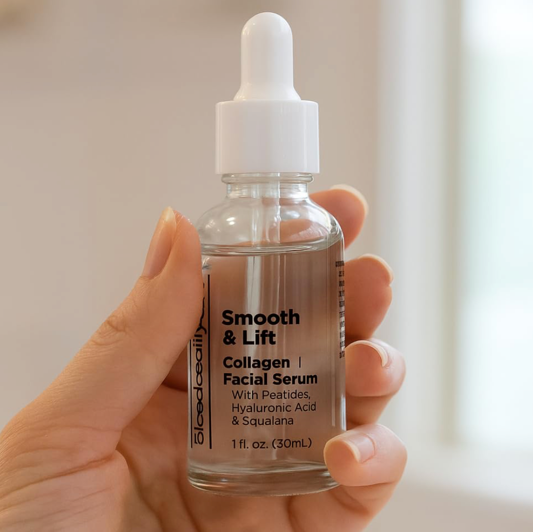 Sérum Antiarrugas con Colágeno, Péptidos y Ácido Hialurónico – 30 mL