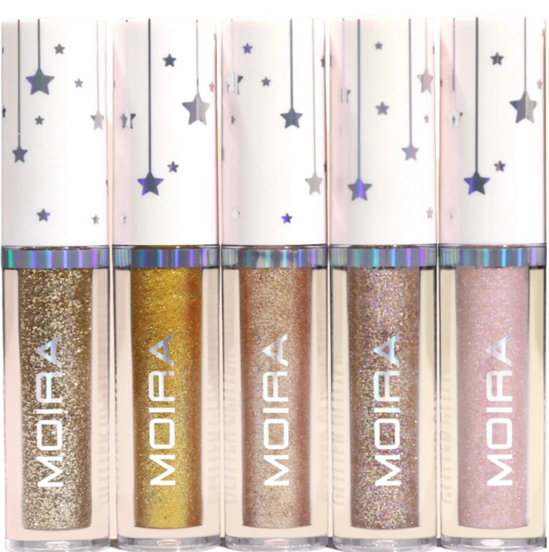 Delineador con Glitter Surtido Moira Beauty Edicion Navidad x 5 unidades