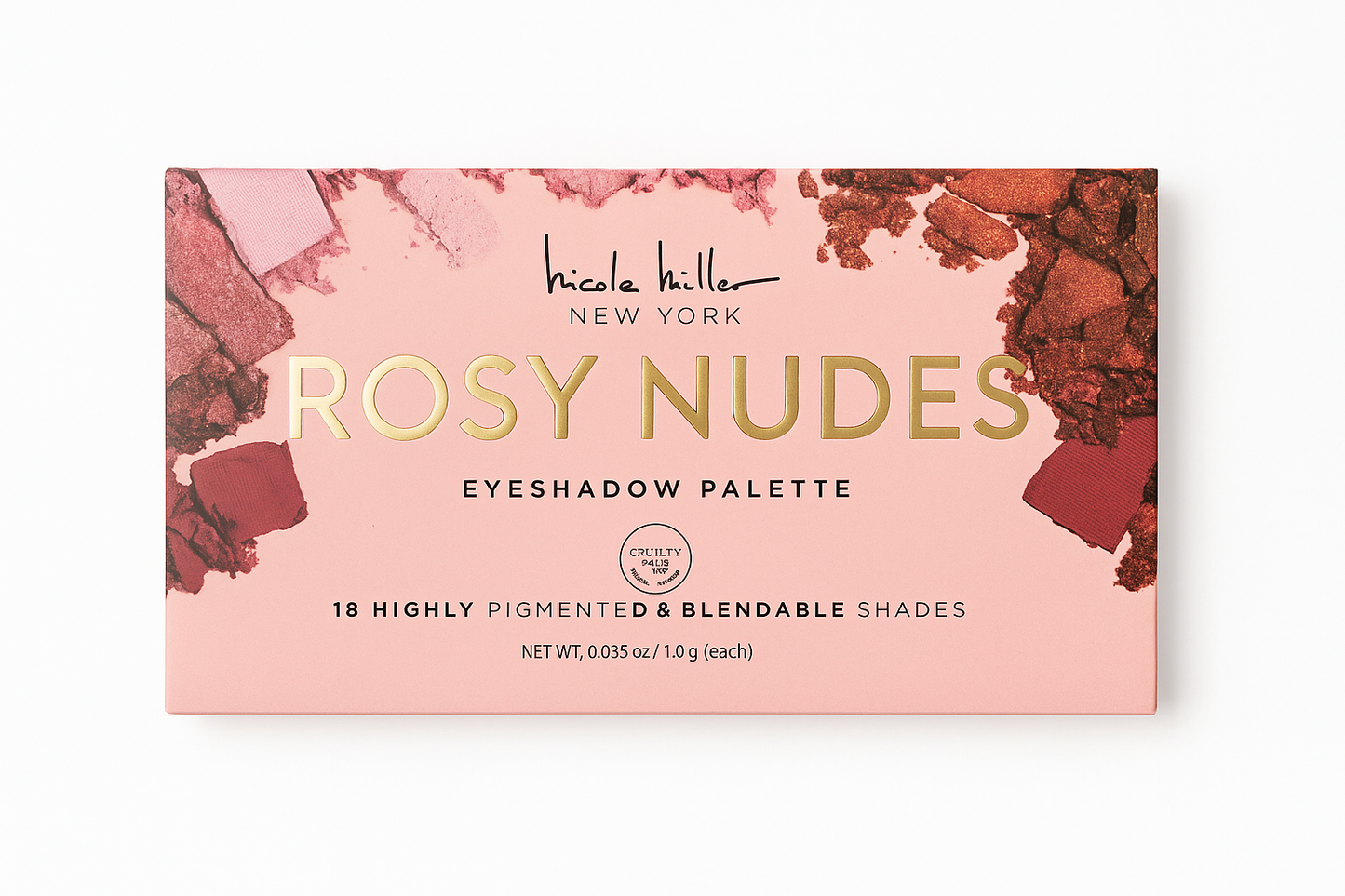 Paleta de Sombras ROSY NUDES Nicole Miller