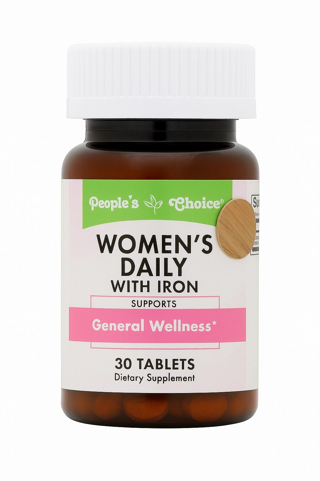 Suplemento Multivitamínico con hierro para Mujeres 30 Tabletas